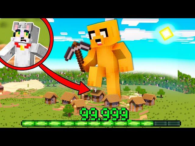 Paso MINECRAFT pero la EXPERIENCIA es mi TAMAÑO  Mikecrack Minecraft Pero #11