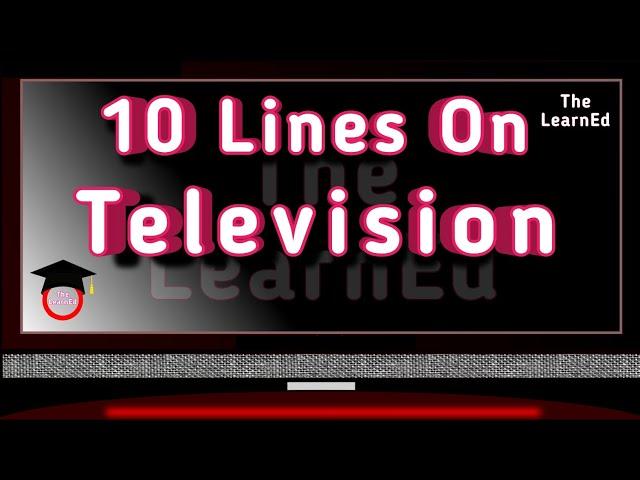 10 lines on Television in English || Write 10 Sentences on Television #television #tv