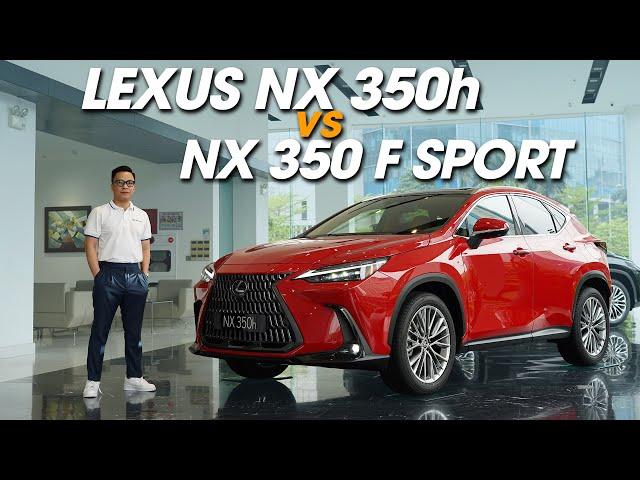 So sánh Lexus NX 350h và NX 350 F SPORT, chọn thể thao mạnh mẽ hay công nghệ, êm ái  | Lê Minh Thành