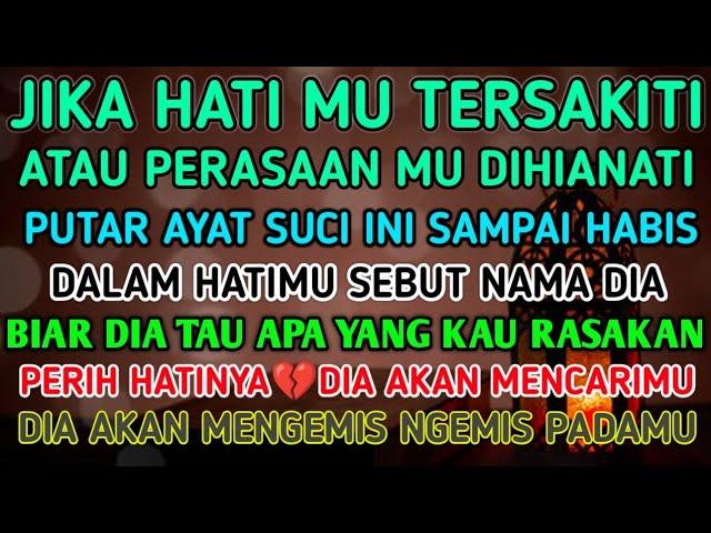 BUAT HATINYA MENYESAL BERI DIA PELAJARAN SEKARANG JUGA SEBUT NAMANYA TERKUNCI HATINYA KEORANG LAIN