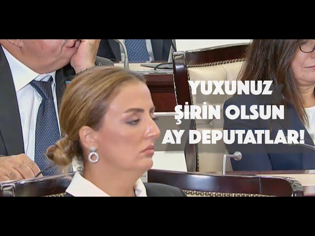 PAYLAŞ! Prezident danışır, deputatlar isə yatır! Milli Məclisdə hörmətsizlik! Deputatlar niyə yatır?