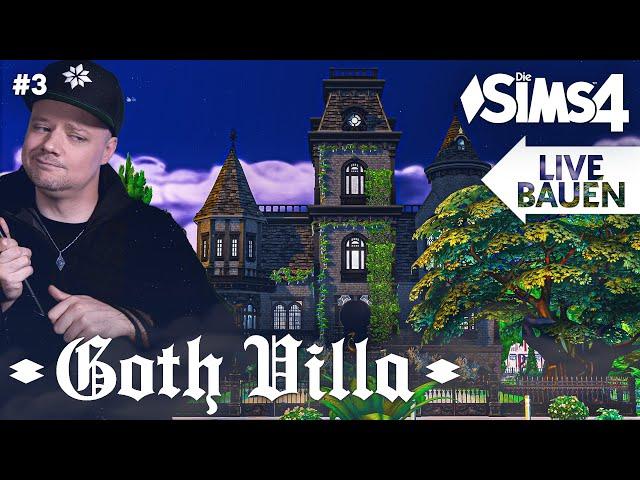 GOTH VILLA bauen LIVE MIT Leben & Tod Erweiterungspack und allen anderen Die Sims 4 Packs!