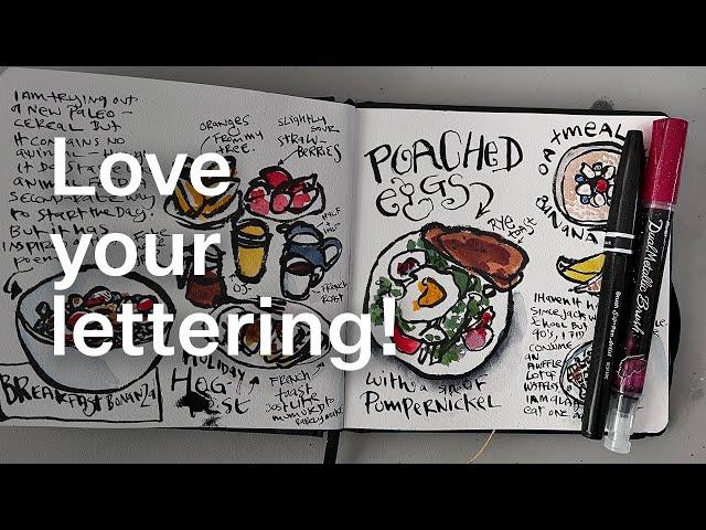 Love your sketchbook lettering: Tips, tricks and tools