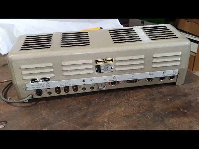 BEB 147: Siemens & Halske Tube Amplifier 6S Ela 2524c (What's inside?)