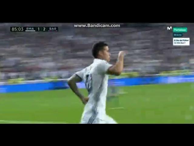 Gol de James Rodriguez   Real Madrid 2 3 Barcelona