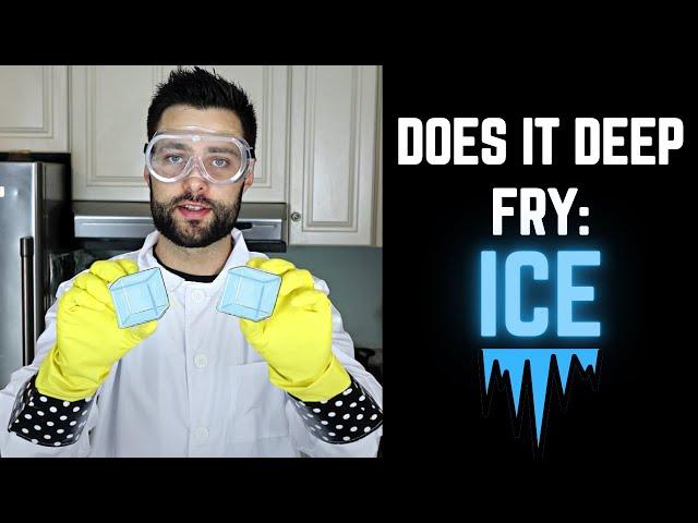 Does it Deep Fry: Ice #shorts
