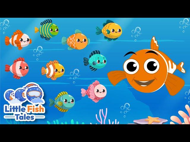 10 Little Fishies | Kids Nursery Rhyme | Little Fish Tales | #fish