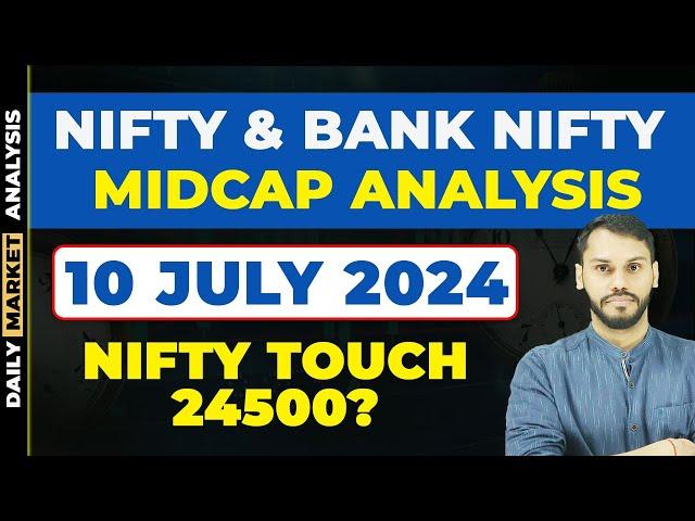 NIFTY PREDICTION FOR TOMORROW| 10 JULY | BANK NIFTY PREDICTION| NIFTY LIVE TRADING| NIFTY EXPIRY