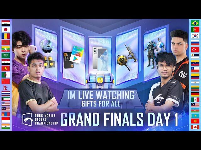 [नेपाली] PMGC २०२१ फाइनल | दिन 1 | PUBG Mobile Global Championship