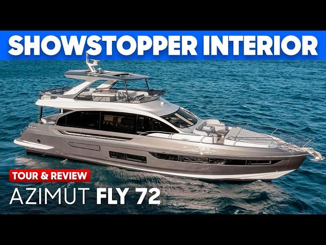 THIS Is How You Design a Yacht Interior  Azimut Fly 72 Tour & Review