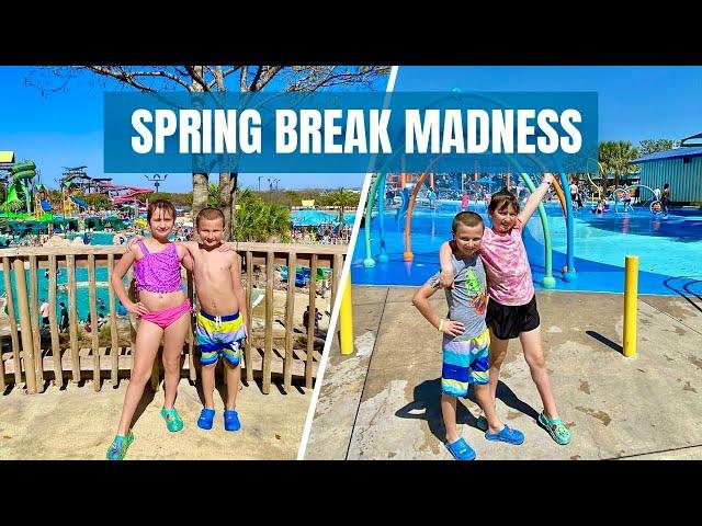 SeaWorld San Antonio Spring Break Madness! Massive Crowds & Aquatica Adventures