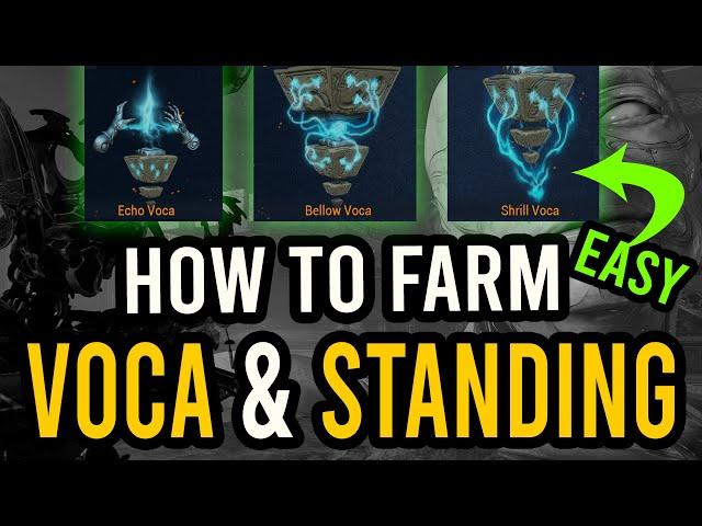 How to Farm Voca Fast | Cavia Standing Easy | Whispers in The Walls [Warframe]