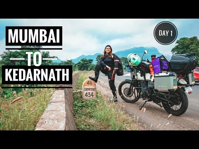 SOLO RIDE || MUMBAI TO KEDARNATH || Ridergirl Vishakha | Day 1