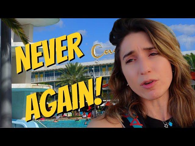 WHY I would NEVER STAY at Universal's Cabana Bay Beach Resort Again!