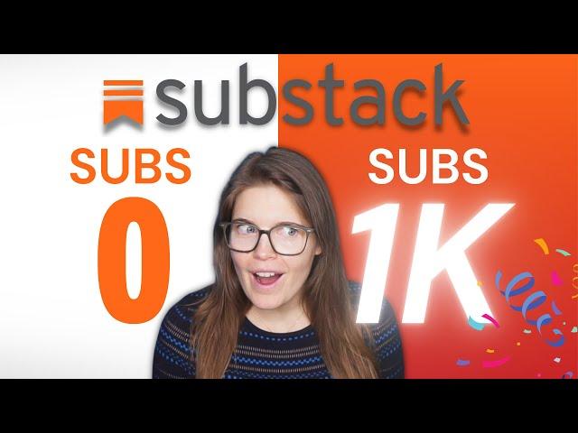 From 0 to 1,000 Subscribers: How I Grew My Substack Audience 