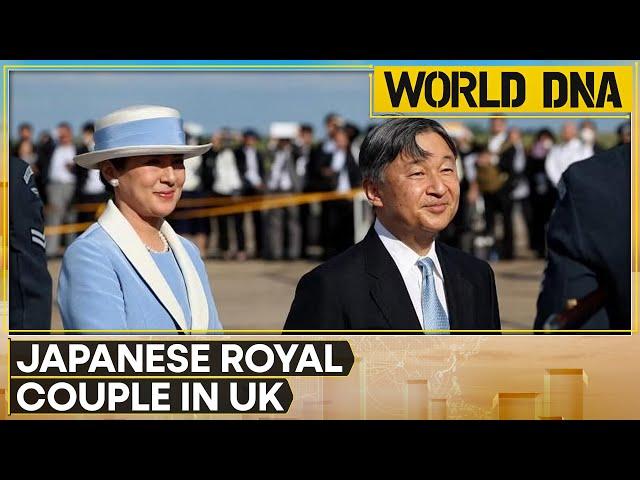 Japanese emperor Naruhito and empress Masako arrive in UK for 3 day state visit | World DNA | WION