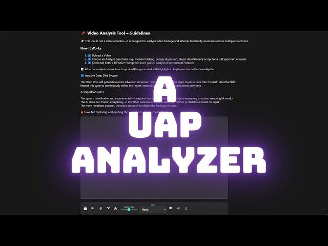 AI-Powered UAP Detection: SpectraVis – Free Open Source Video Analyzer | by De'wolf