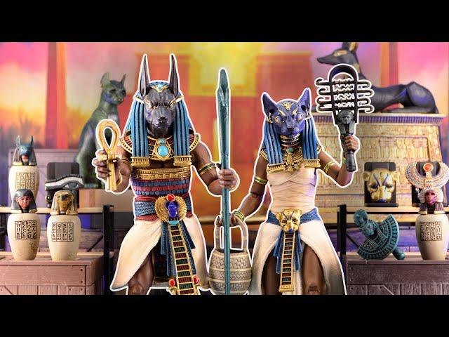 Figura Obscura - Gods of Ancient Egypt - Anubis and Bastet