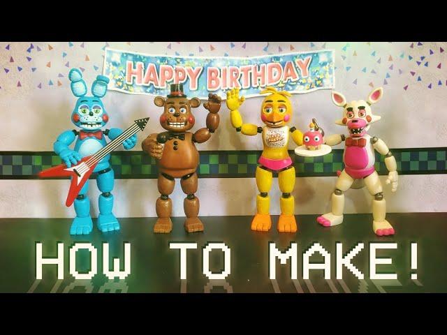 How To Make The Toy Animatronics Figures From FNAF 2