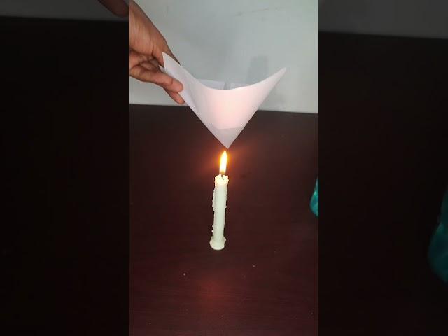 Candle Experiment | Simple and Easy Science Experiment #shorts
