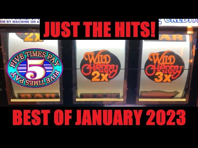 JACKPOT! HANDPAY! BIG WINS! JUST THE HITS! BEST OF JANUARY 2023! BIG SLOT WINS! BONUSES! FREE GAMES!