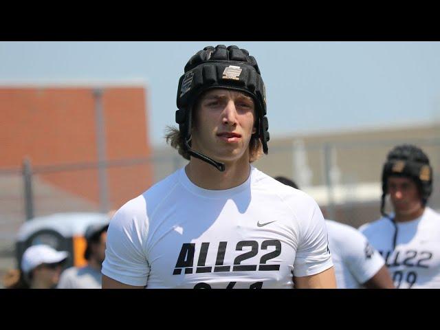 Watch future Penn State TE Luke Reynolds perform at the Elite 11