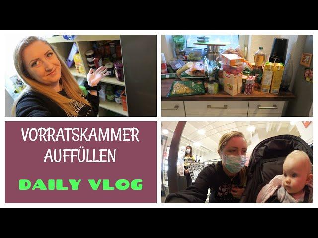 VORRATSKAMMER BEFÜLLEN / EINKAUFEN / DAILY VLOG