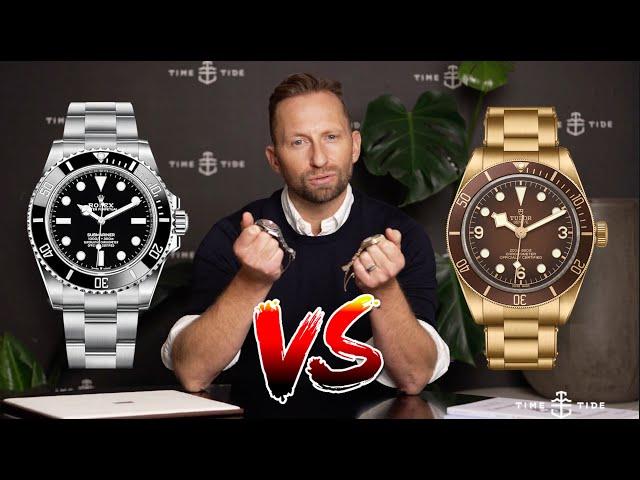 The Rolex Submariner vs the Tudor Black Bay Fifty Eight Bronze