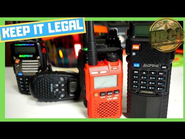 Is Transmitting On FRS, GMRS & MURS With Ham Radios (Baofeng) Legal?