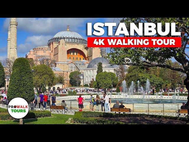  Istanbul, Türkiye - Walking Tour Through World's Most Popular City - 4K60fps