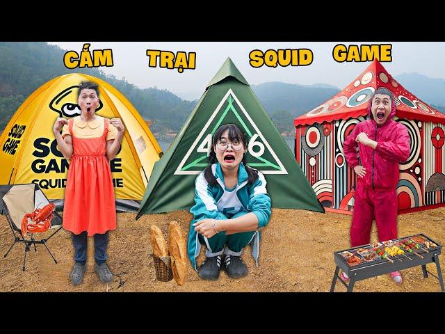 Hà Sam Thử Thách Cắm Trại Theo Các Nhân Vật Trong Squid Game - Cắm Trại 1 Sao Với Cắm Trại 10 Sao