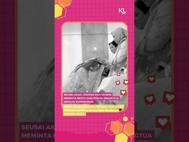 Potret Akad Nikah Jharna Bhagwani dan Husein Nasimov, Tampil Cantik Pakai Lehenga