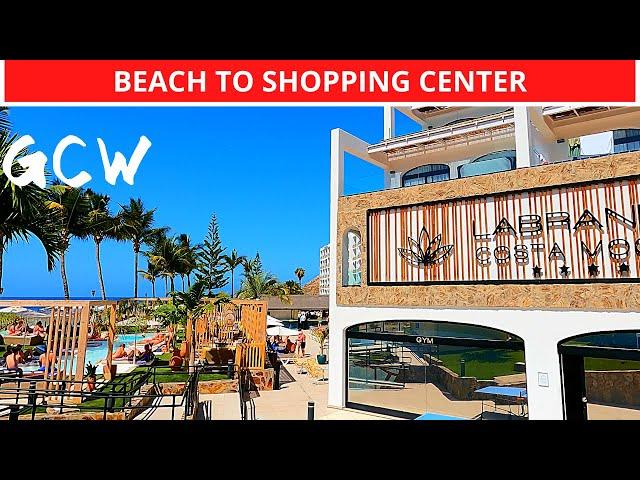 PLAYA DEL CURA Gran Canaria July 2023  Beach to Shopping Center