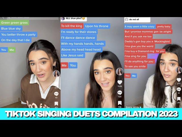 HEY AND WELCOME TO TIKTOK SINGING DUETS COMPILATION JANUARY 2023 PART 3 @officialemmawhite TIKTOK!