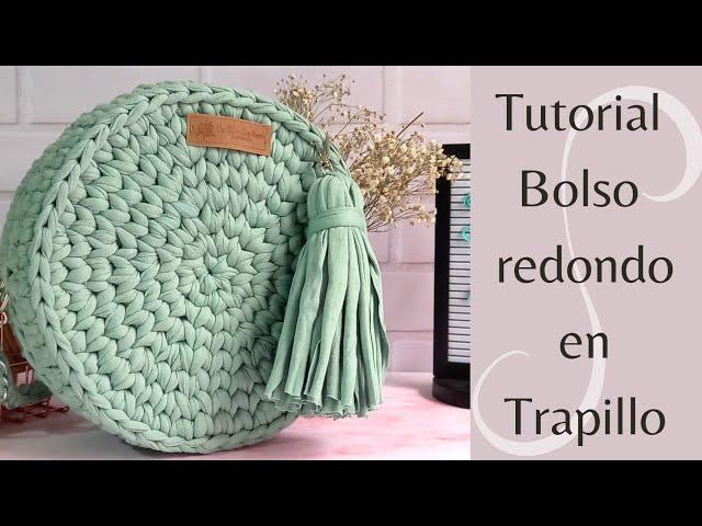 Bolso en trapillo | Tutorial de Crochet | Para principiantes