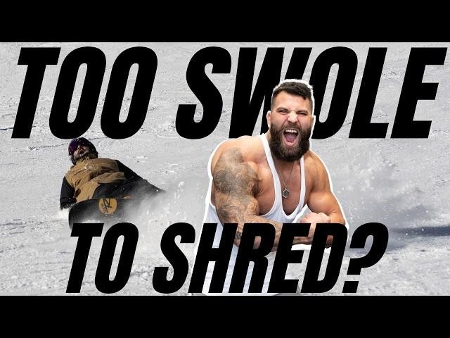 Bodybuilders Try Snowboarding | Too Swole to Shred?