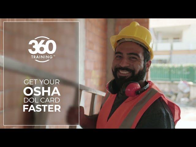 OSHA-Authorized Outreach Training Online at 360training® | Get Your Official DOL Card