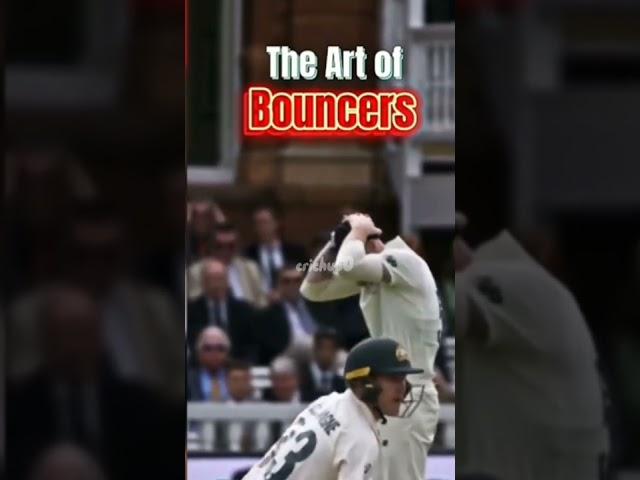 THE ART OF BOUNCERS #crichub #cricket #shorts #bouncers