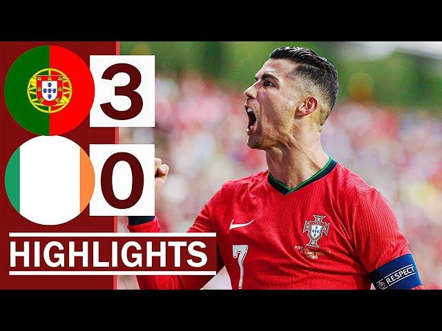 Portugal vs Ireland (3-0) Extended HIGHLIGHTS: Ronaldo 2 Goals & Felix Goal!