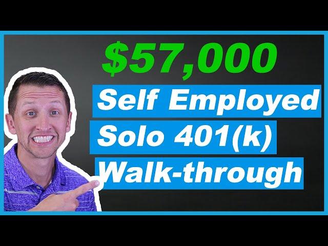 How to calculate solo 401k contributions [Self Employed Retirement Plan]