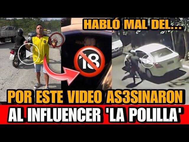 Por este VIDEO as3sinaron a Jonathan La Polilla Sánchez El ULTIMO VIDEO de La Polilla ANTES de MORIR