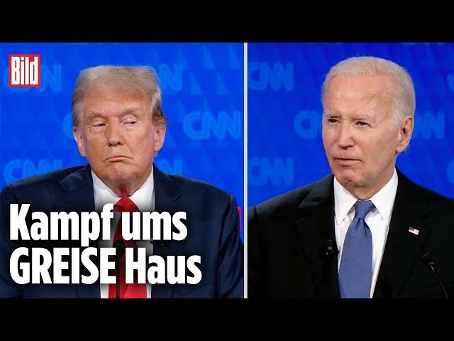 TV-Duell: Biden strauchelt - Trump pöbelt