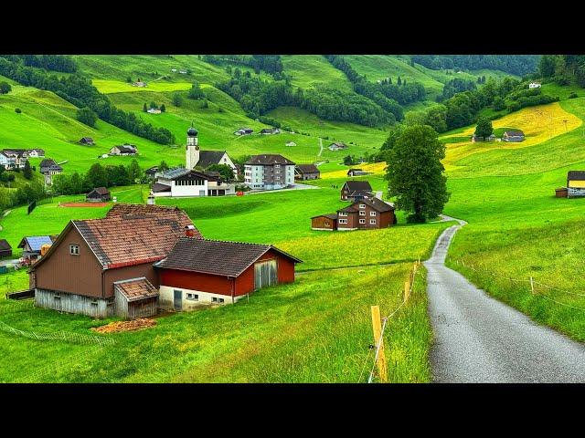 Switzerland - Relaxing walk in the most beautiful places in Appenzellerland - Swiss countryside