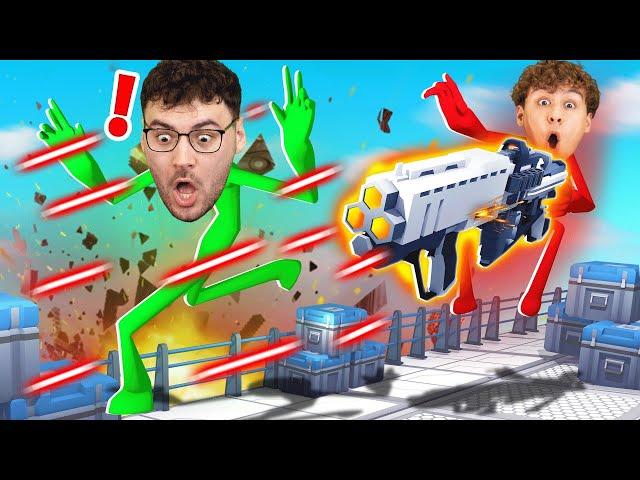 Ich VERFOLGE LARS Mit Der GRÖßTEN LASER PISTOLE?! - Super Smash