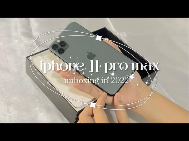 Unboxing iphone 11 pro max in 2022 | cat case