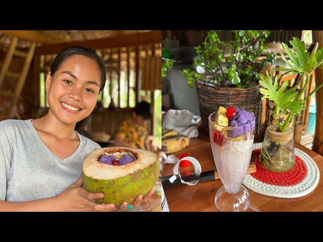 Halo-Halo "EatAllYouCan" perfect fit for todays season [Summer] in Bohol, Philippines - Countryside