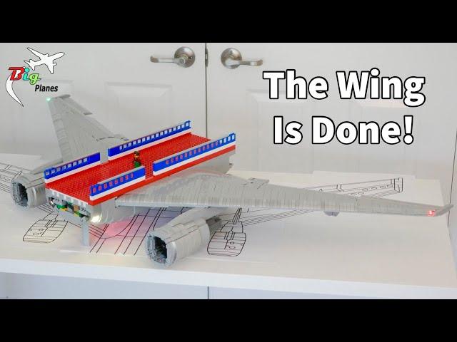 The Wing is Done! LEGO American Airlines DC-10 Update