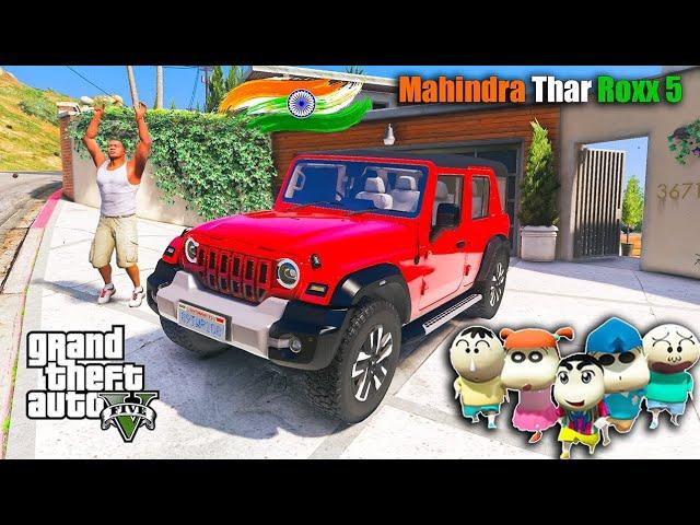 Mahindra Thar Roxx 5 Dor  3D Indian Driving Games  kids game Car viral video  #thar #viralvideo