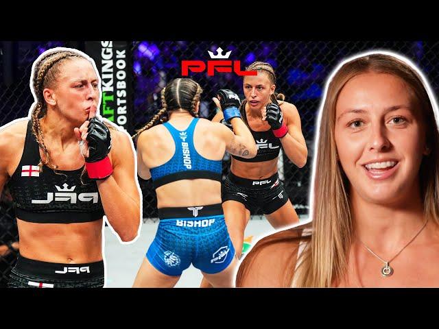 "There Was Nothing She Could Do!" | Dakota Ditcheva Reacts To KO Win Over Jena Bishop 