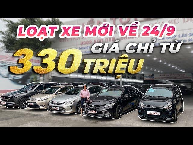 Giá VÔ CÙNG HẤP DẪN chỉ từ 300 Triệu: Cập nhật loạt xe vừa về Hiền Toyota ngày 24/9 Loạt xe cực HOT